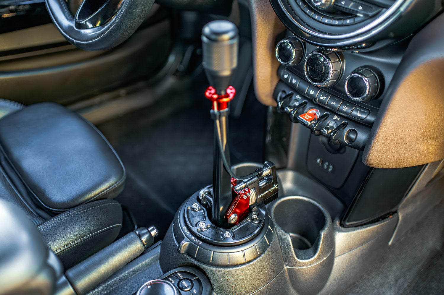 Coolerworx Carbon Pro Limitierte Edition Kurzschalthebel - Passt für Mini Cooper F56S